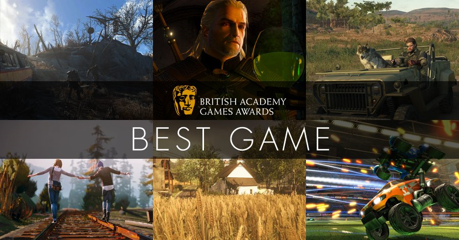Bafta nomination best game 2016