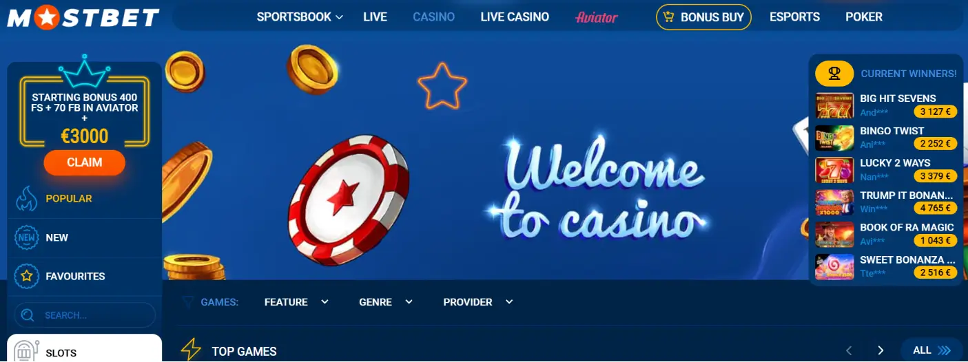 Mostbet Casino