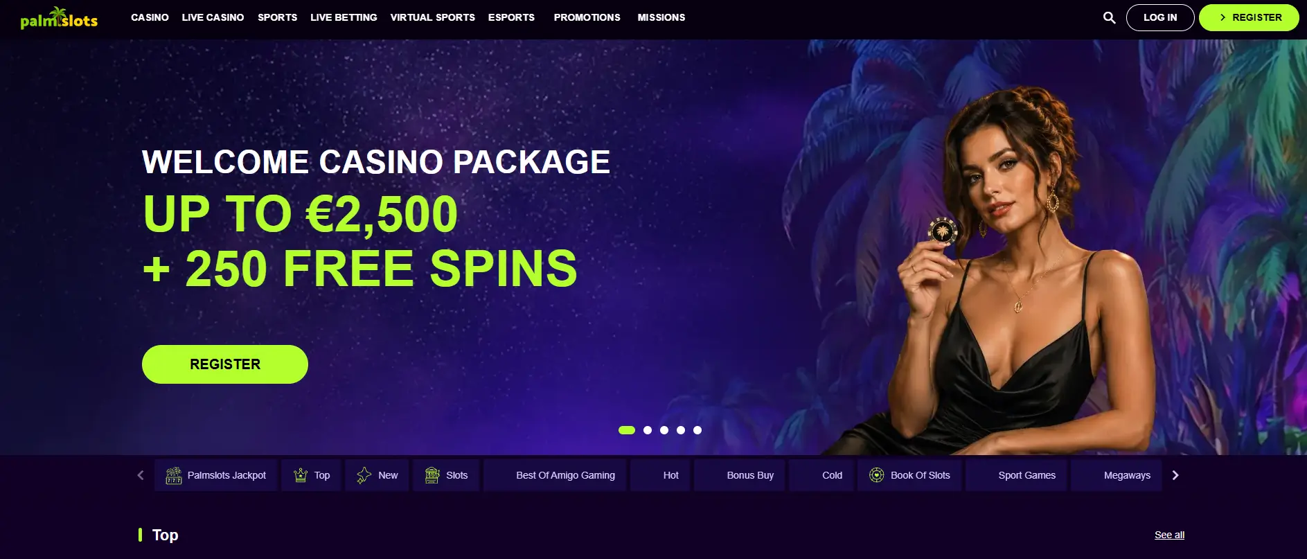 PalmSlots Casino